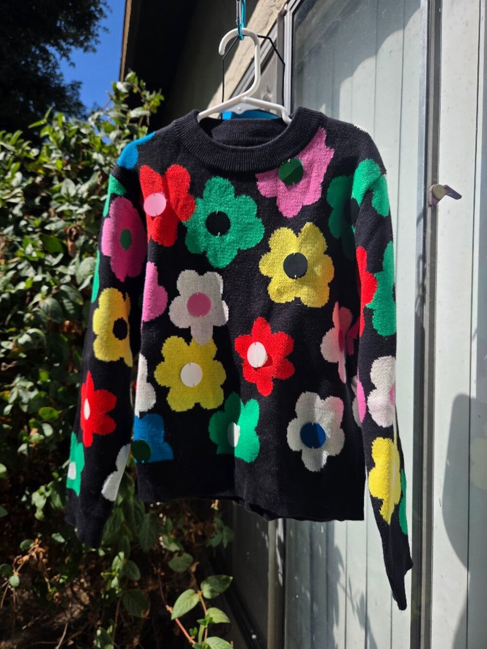 Stella McCartney Kids Flower Knit Sweater